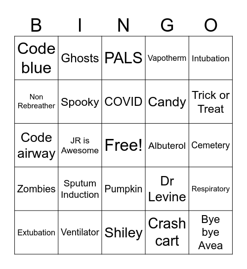 RCP Care Week 2024 Bingo Card