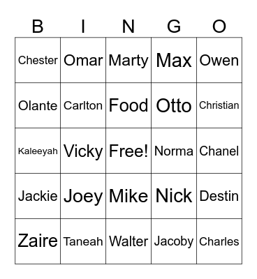 Dad/Pops Birthday 2024 Bingo Card