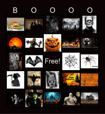 Halloween 2024 Bingo Card