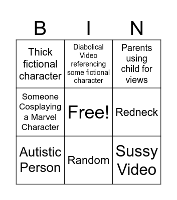 TheKingg's Bingo Card(s) Bingo Card