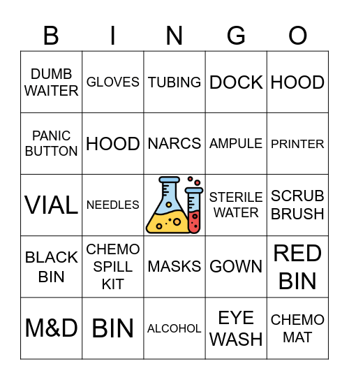 Pharmacy Week Bingo Card