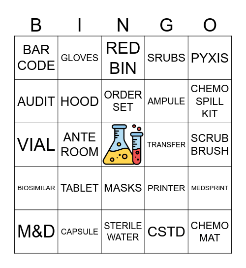 Pharmacy Week Bingo Card