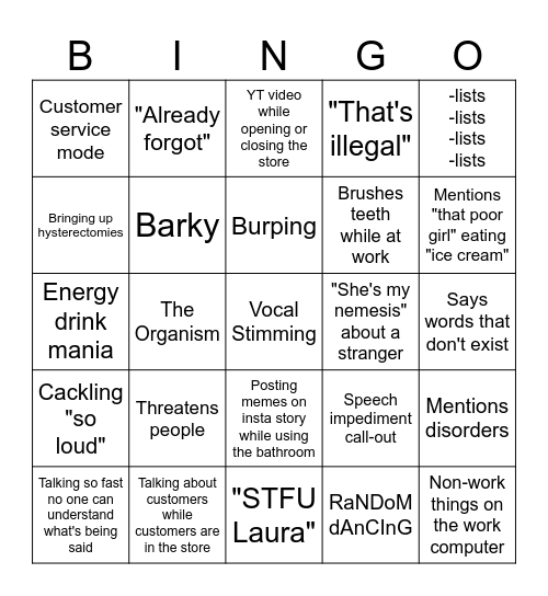 Barky Bingo Card