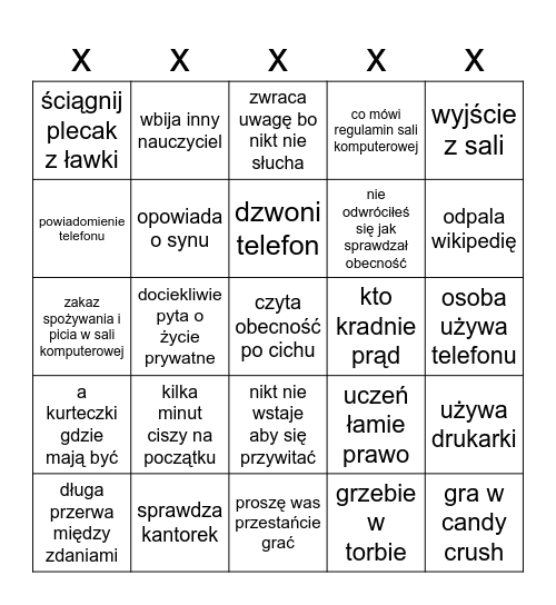 doubledingo Bingo Card