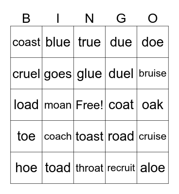 ao     oe                                 ue     ui Bingo Card