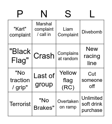 Jack Bingo card Bingo Card