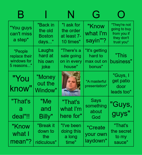 Maynard Bingo Card