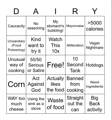 Christian Johnson Ent. Bingo Card