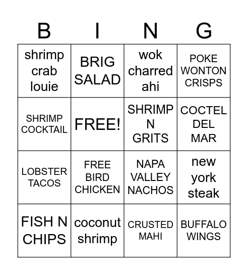 Brigantine's Best Bingo Card