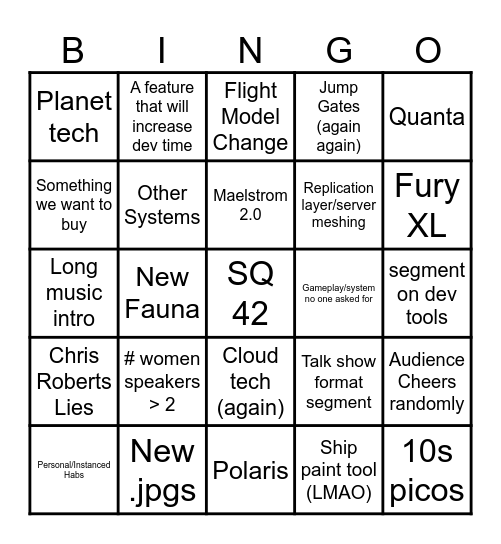 Citcon 2024 Bingo Card