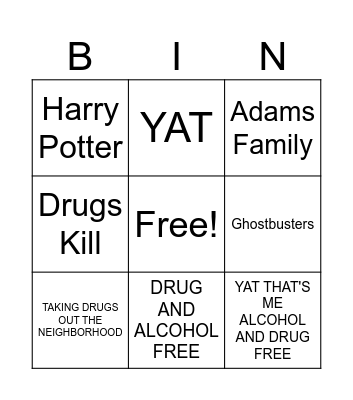 Red Ribbon 🎀 Week Bingo Card