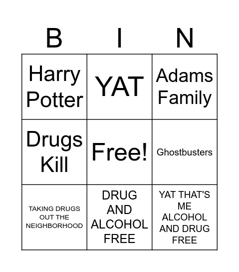 Red Ribbon 🎀 Week Bingo Card