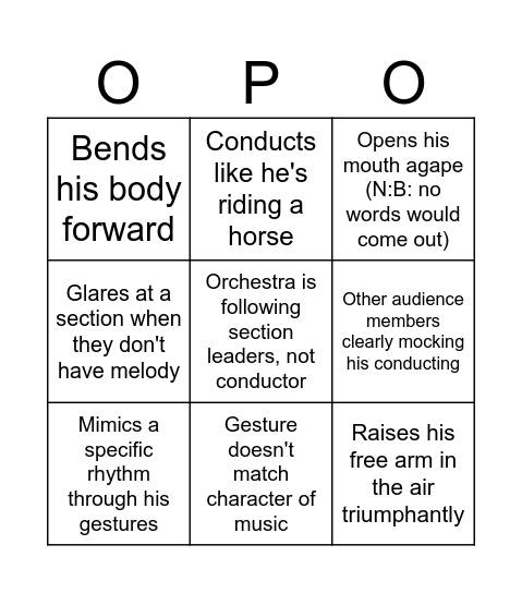 It's a Bingo Card