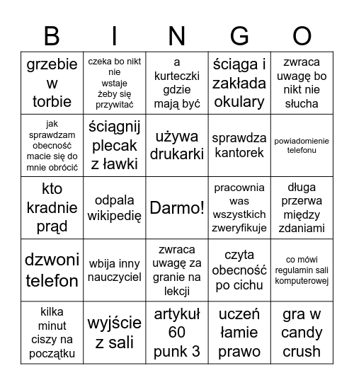 DoubleDingo Bingo Card