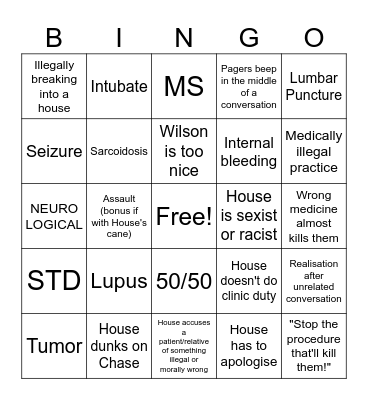 bingooo Bingo Card