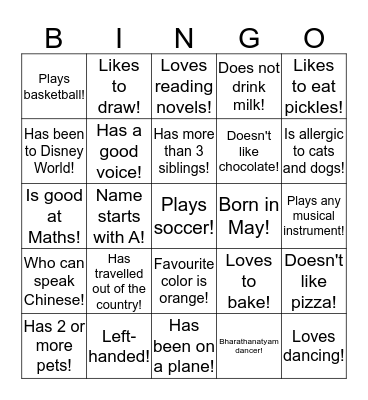 USMKK Newbies Bingo! Bingo Card