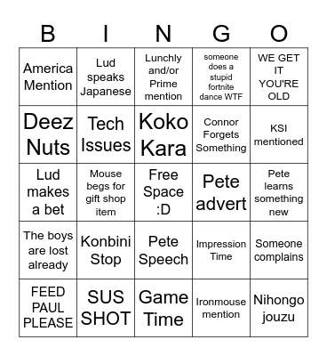 RV TRIP 2024 BINGO Card