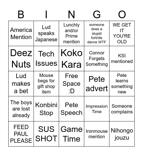 RV TRIP 2024 BINGO Card