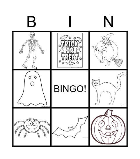 HALLOWEEN BINGO Card