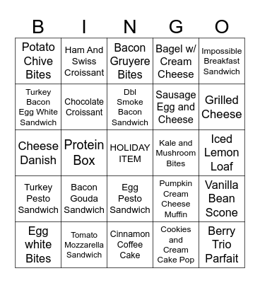 Star Bees Bingo Card