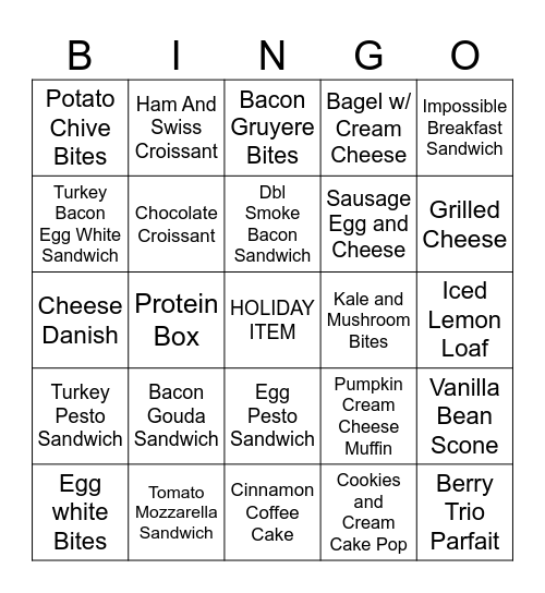 Star Bees Bingo Card