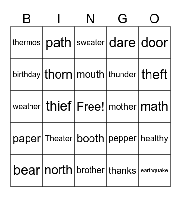 DS Artic Bingo Card