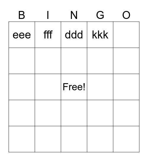 "Getting to Know You" Math BINGO Card