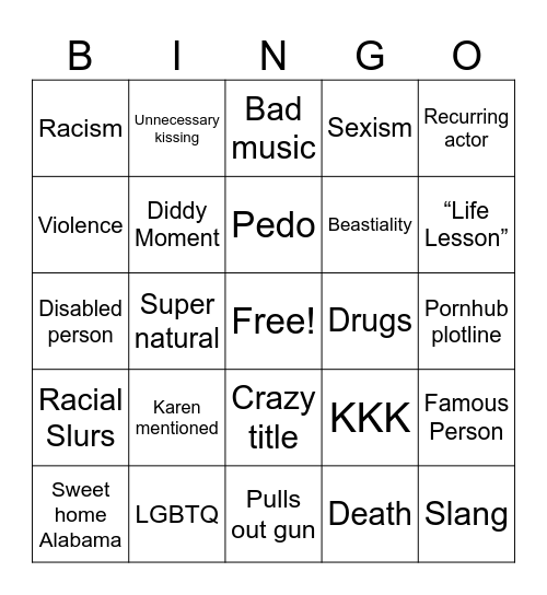 Tomorrow teachings bingo Card