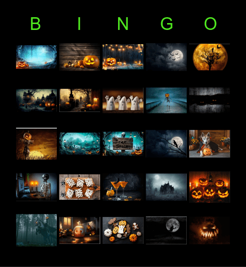 Halloween Fun!!! Bingo Card