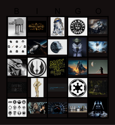 May The 4th Bingo Card