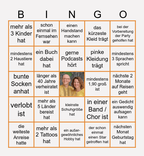 Gästebingo 01.11.2024 Bingo Card