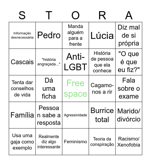 Economia Bingo Card