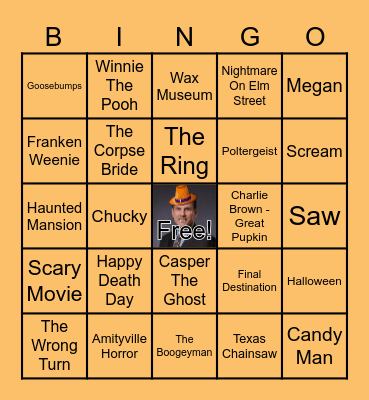 PSA Halloween Bingo Card