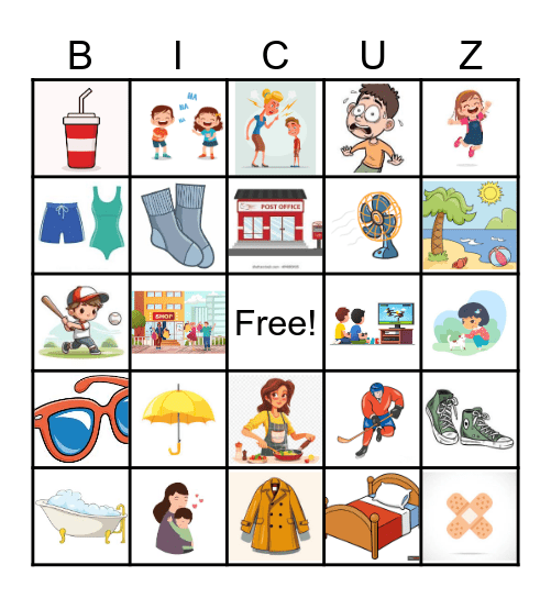 Why BICUZ Bingo Card