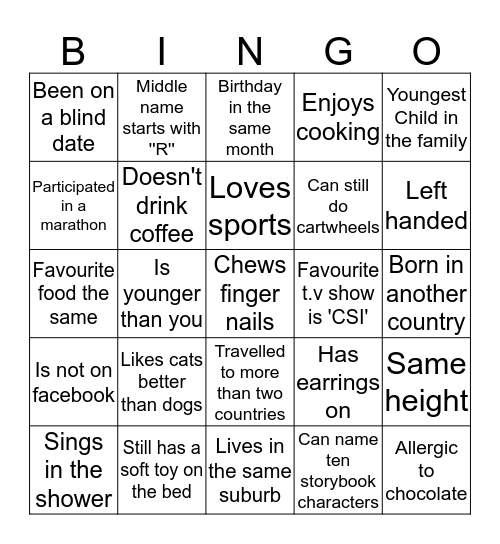 Contact Centre Level Three Bingo Card