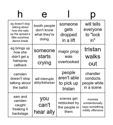 pippin tech week bingo Card