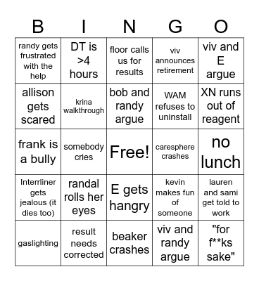 Caresphere YAY! Bingo Card