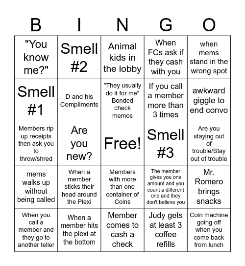 Teller Bing-don't Bingo Card