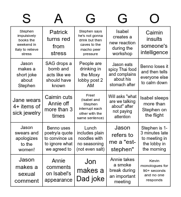 Darmstadt Workshop Bingo Card