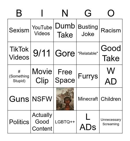 Twitter Bingo Card