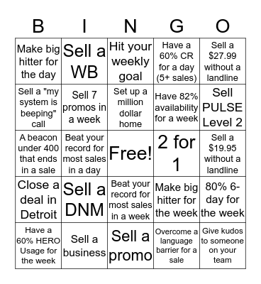 Making the Impossible Possible Bingo Card