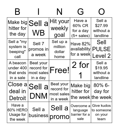 Making the Impossible Possible Bingo Card