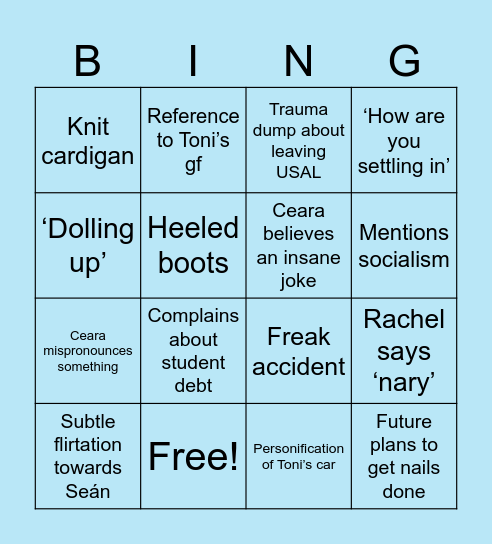 Our favourite coffee date ever Bingo Card