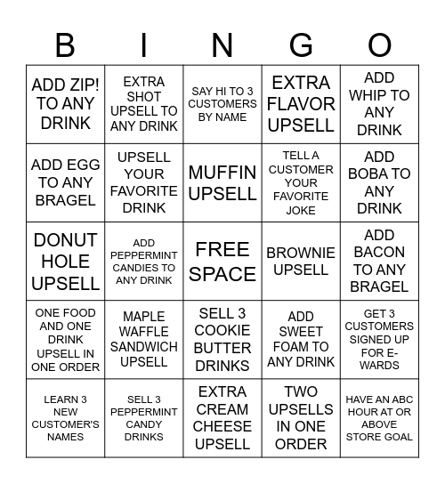 BARISTA BINGO SEASON 5 Bingo Card