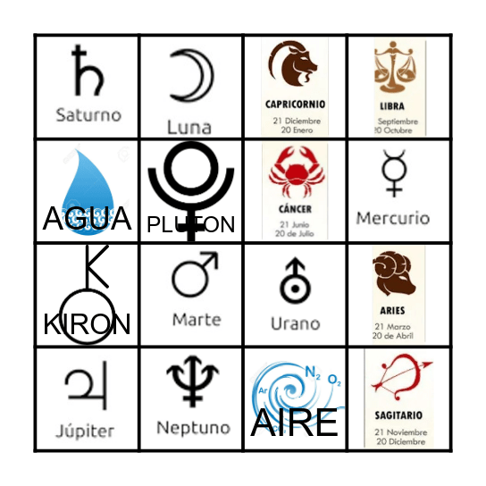 FESTEJO ZODIACAL ! Bingo Card