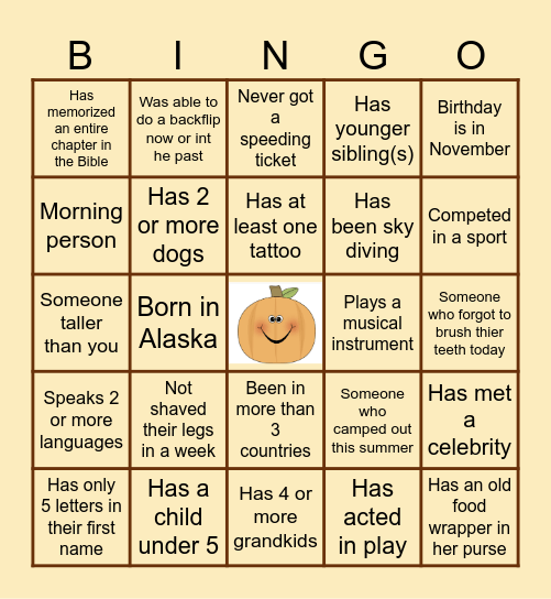 Growing Grace Together Bingo Card