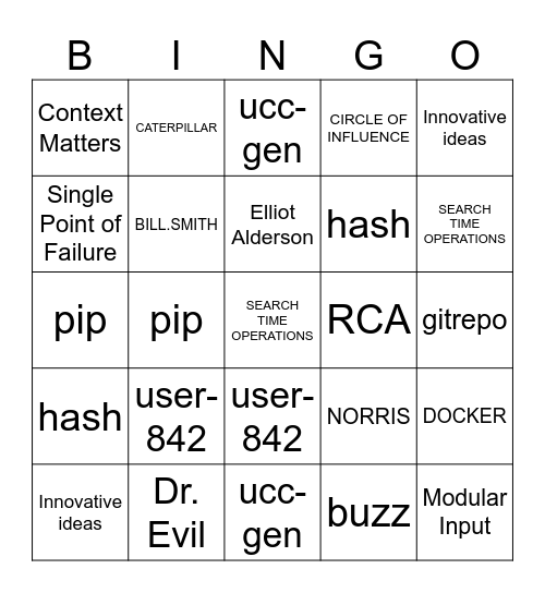DISKO BINGO Card