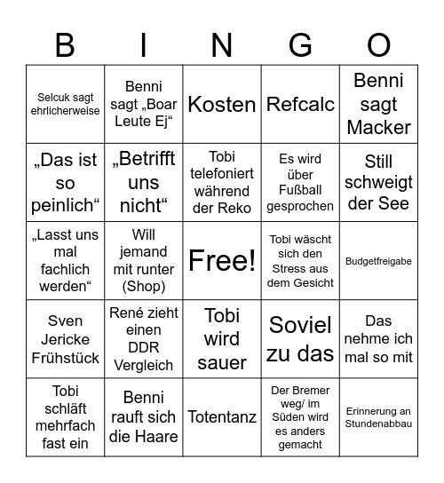 Abschluss BB Bingo Card