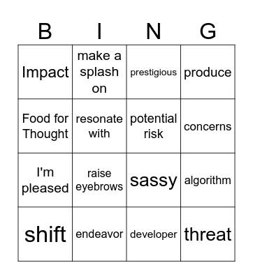 Art - CNN 10 Bingo Card