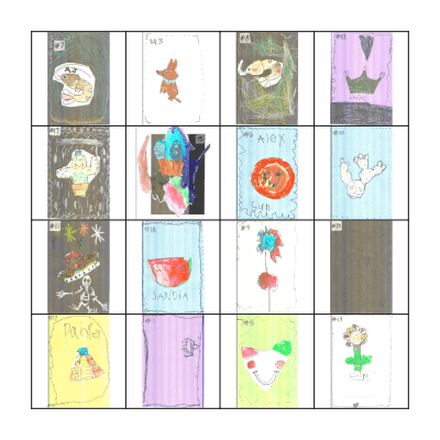 1P Loteria Bingo Card